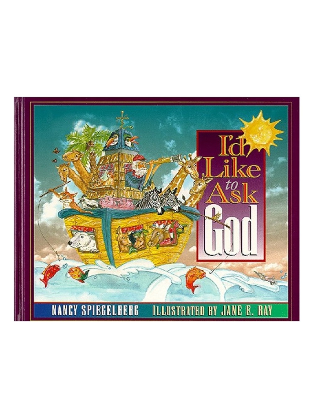 I'd Like to Ask God - Purple Children's Picture Book